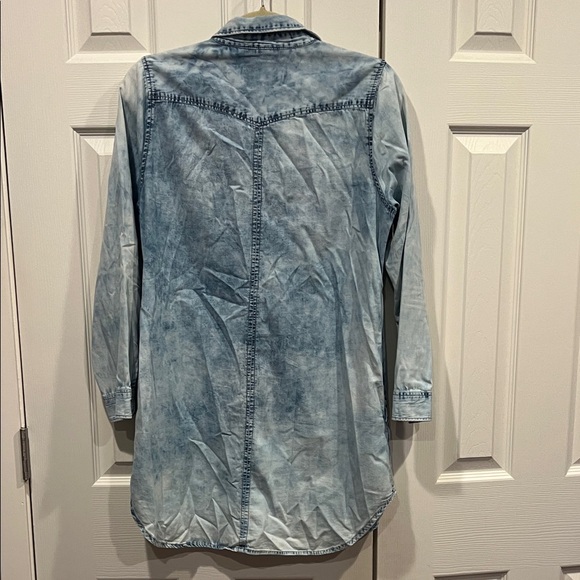 JW Signature Blue Denim shirt dress - Picture 10 of 12